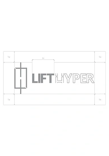 LIFT HYPER Logo and Brand Visual Identity